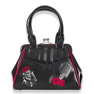 Black Kisslock Bag